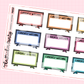 Currently Watching Planner Stickers | TV Show Tracker Stickers for Planners & Bullet Journals
