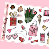 Galentine's Planner Stickers Valentine's Day Deco