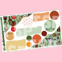 Christmas Cocktails Journaling Sticker Kit