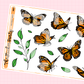 Monarch Butterfly Planner Stickers