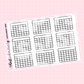 Blank Calendar Planner Stickers