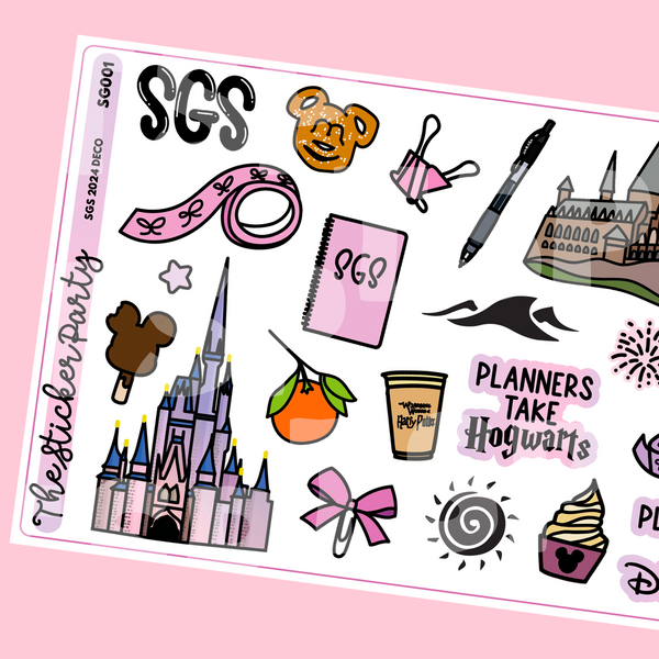 SGS 2024 DECO Sticker Sheet | Sugarygalshop Conference 2024 Orlando