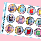 Most Anticipated Books of 2026 Reading Challenge Planner Stickers