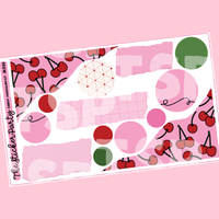 Cherry Journaling Sticker Kit