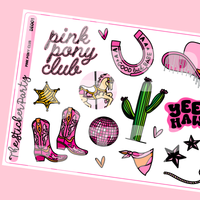Pink Pony Club Deco Planner Stickers