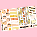 Candy Corn Journaling Sticker Kit