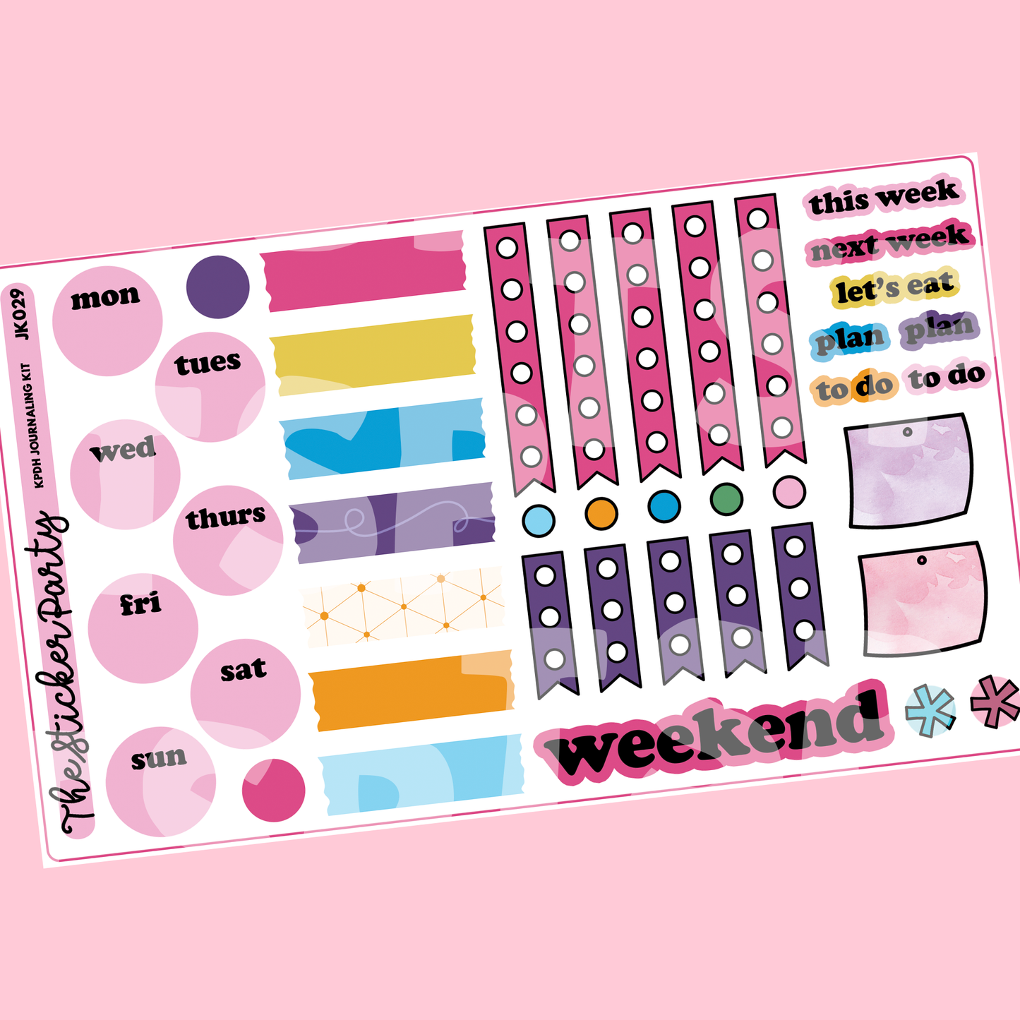Kpop D*mon Hunters Journaling Sticker Kit