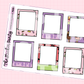 Popsicles Polaroid Stickers | Plannermonkeyco Collab
