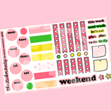 Pink Lemonade Journaling Sticker Kit