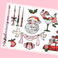 Whimsical Christmas Deco Planner Stickers