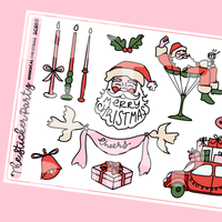 Whimsical Christmas Deco Planner Stickers