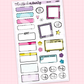 Y2K Girlie Weekly Sticker Kit
