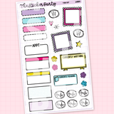 Y2K Girlie Weekly Sticker Kit