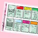 Swiftopoly Planner Stickers