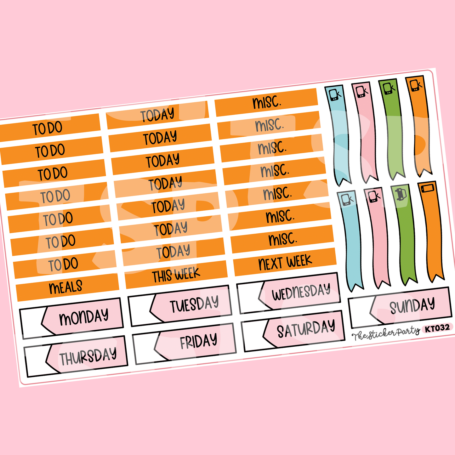Pink Pumpkin Kit in Standard Vertical Sizing