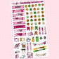 Disco Cowgirl Weekly Sticker Kit