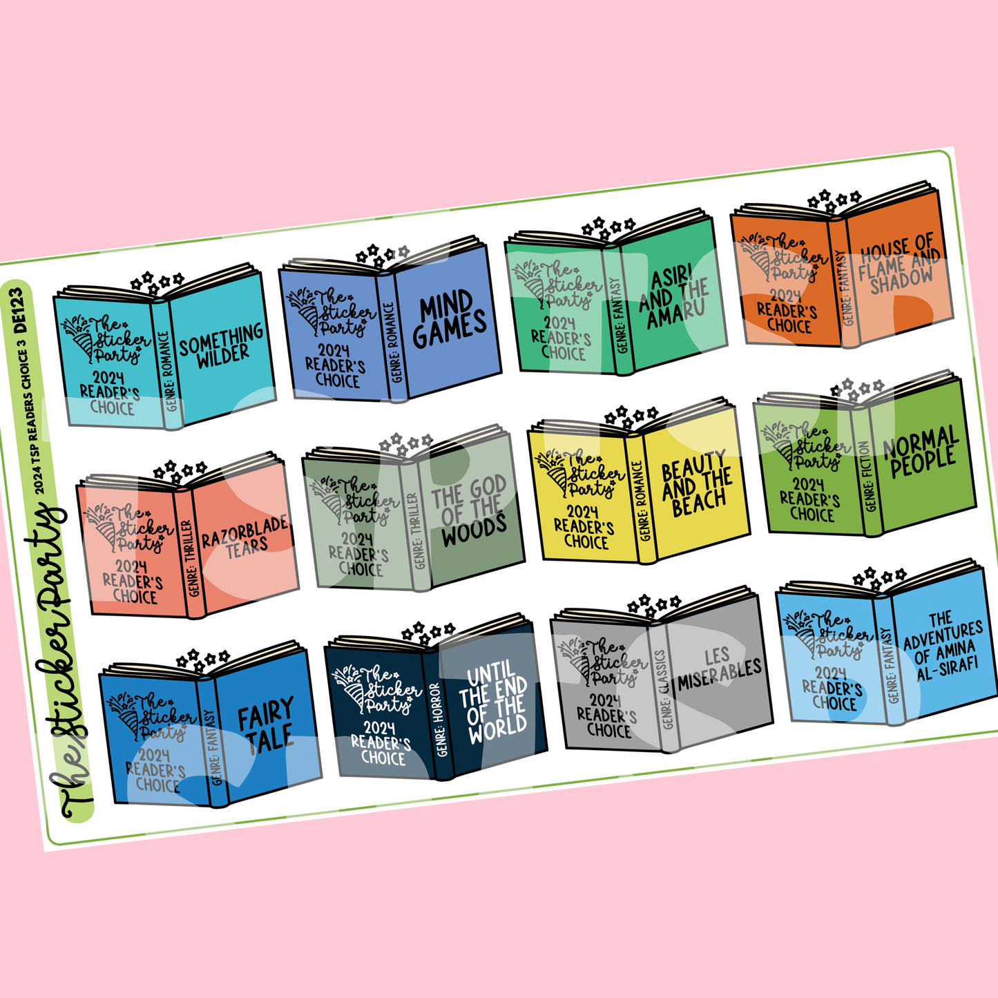 TSP Readers' Choice Kit 2024 | Popular 2024 Books Planner Stickers