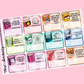2024 Pop Sugar Reading Challenge Planner Stickers