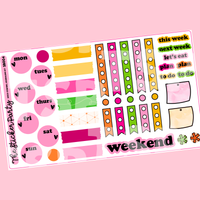 Pink Pony Club Journaling Sticker Kit