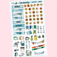Koi Fish Weekly Sticker Kit