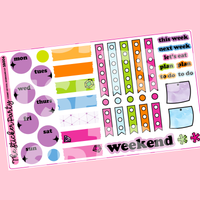Cosmic Crystal Journaling Sticker Kit