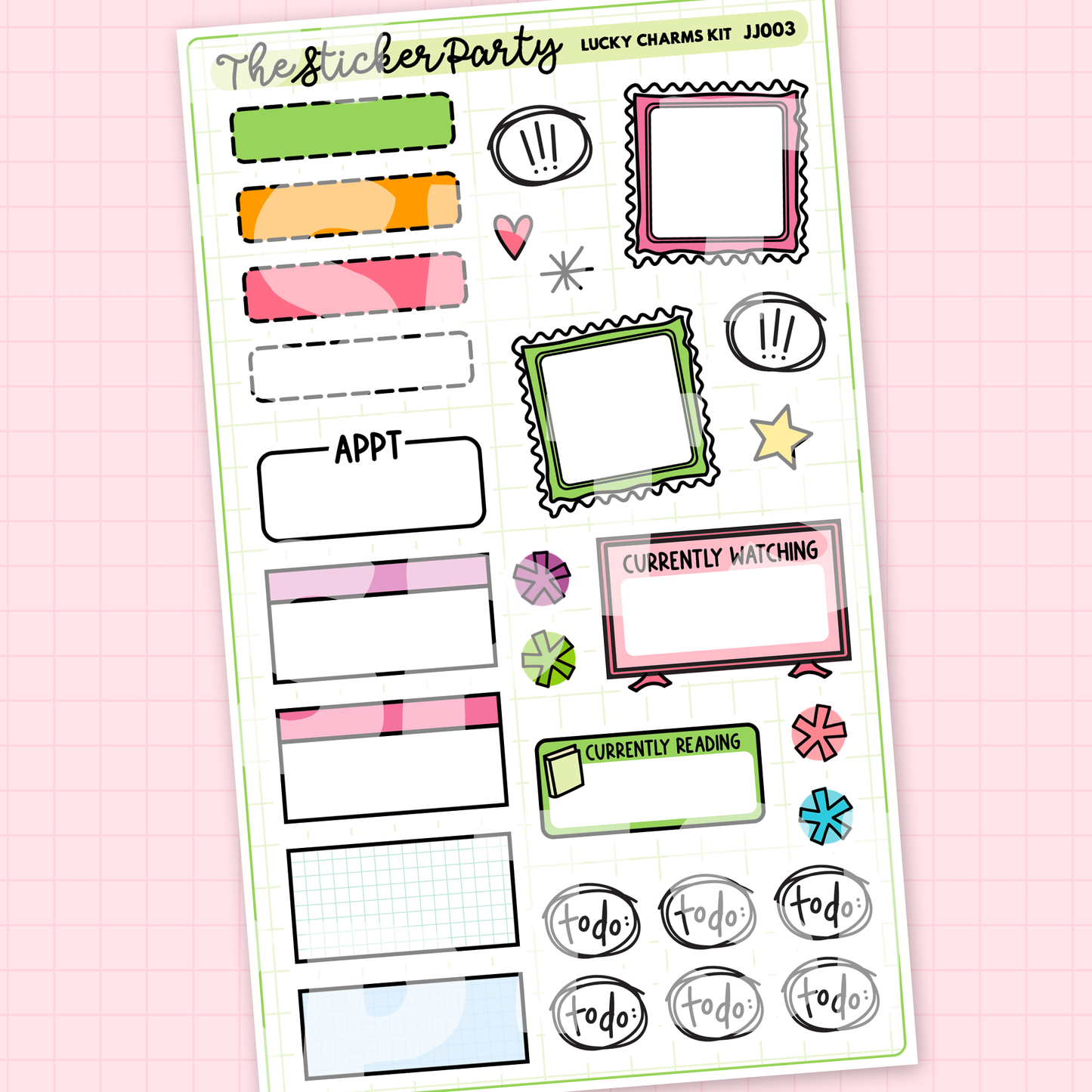 Lucky Charms Weekly Sticker Kit