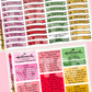 2023 H*llmark Christmas Movies Planner Stickers