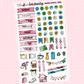 Birthday Cake Weekly Sticker Kit