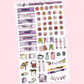 Popsicles Weekly Sticker Kit | Plannermonkeyco Collab