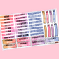 GO Wild 2024 STANDARD VERTICAL Sticker Kit | GO Wild 2024 Dallas GW 2024