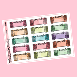 Concert Planner Stickers