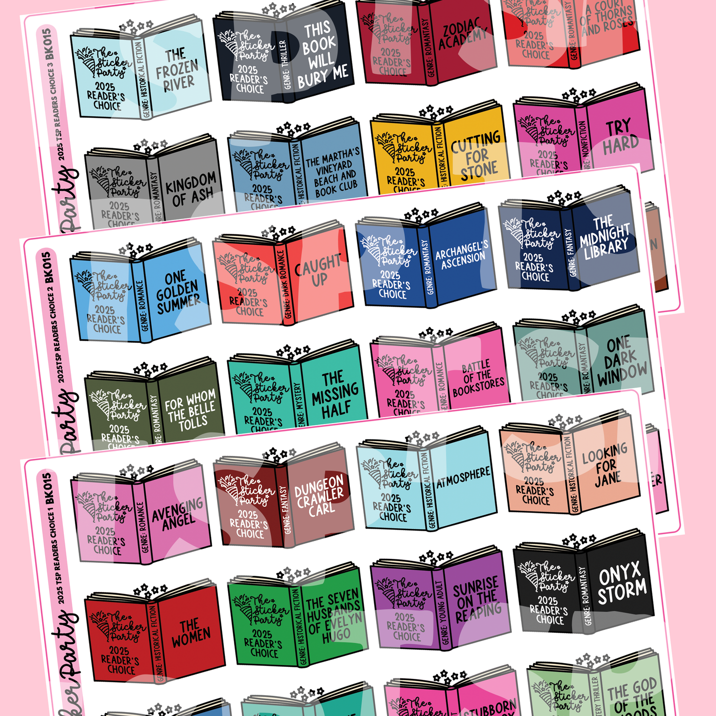 TSP Readers' Choice Kit 2025 | Popular 2025 Books Planner Stickers