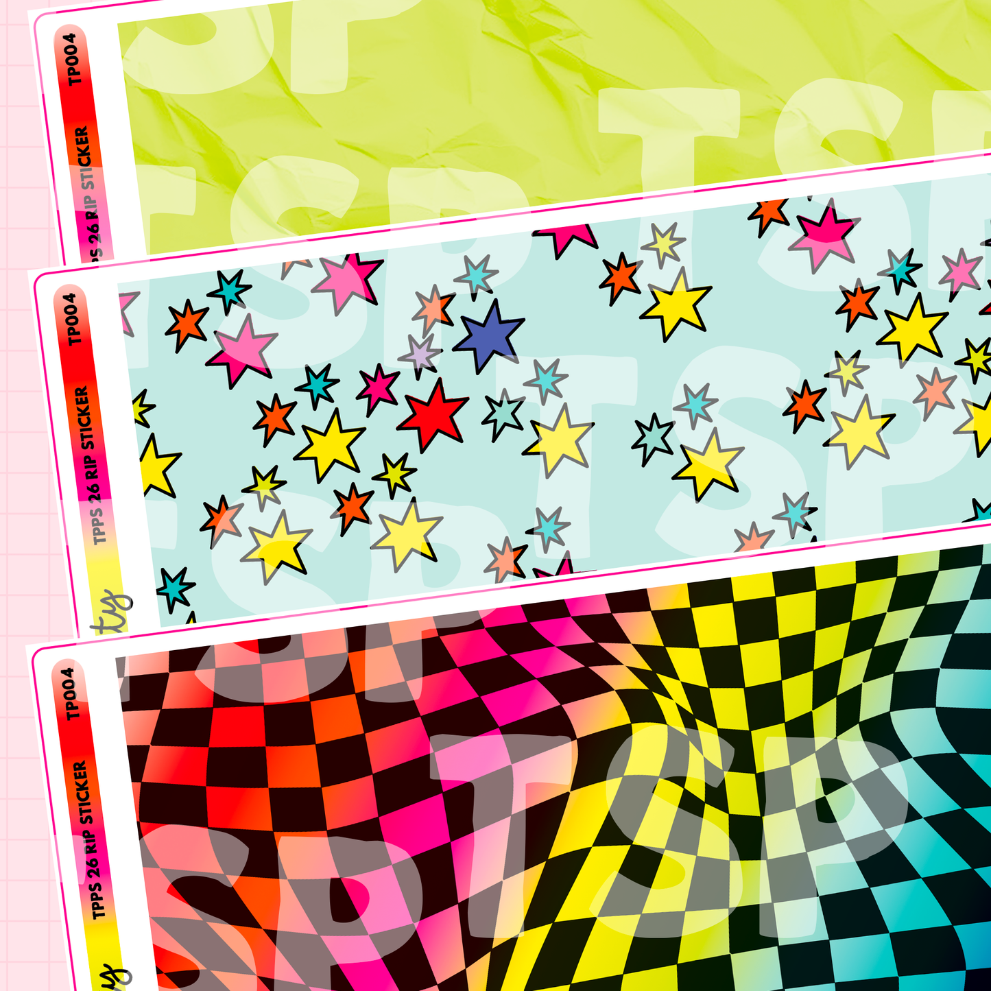 TPPS 2026 Rip Stickers Set of 3 | The Planner Party Summit