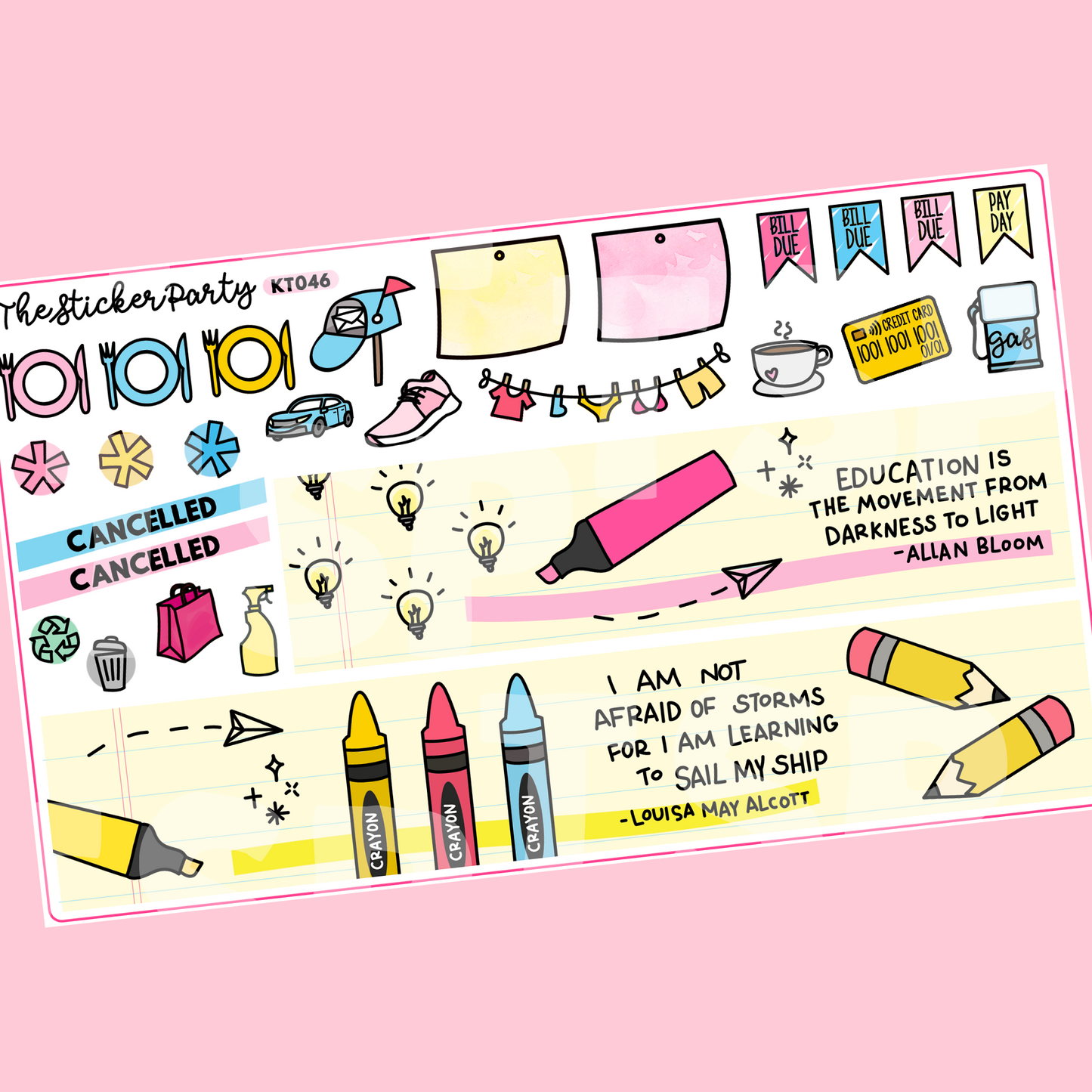 Back To School Kit in Standard Vertical Sizing