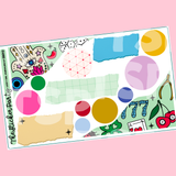 Lucky Girl Journaling Sticker Kit