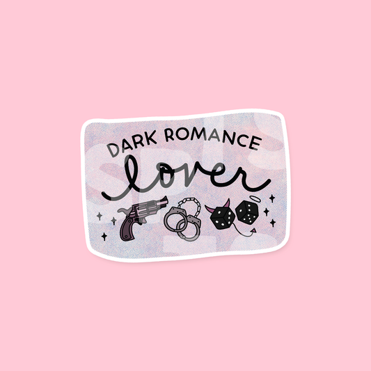 Dark Romance Book Lover Die Cut Sticker