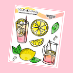 Pink Lemonade Deco Sticker Sheet