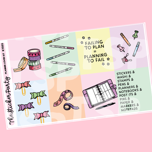 Planner Lover Kit in Standard Vertical Sizing