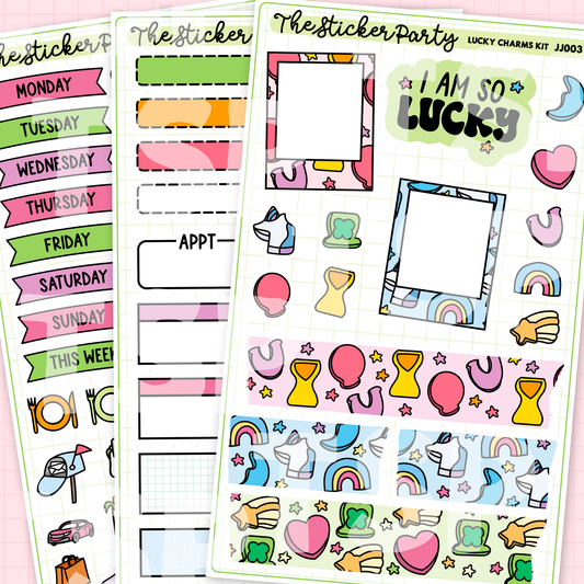 Lucky Charms Weekly Sticker Kit
