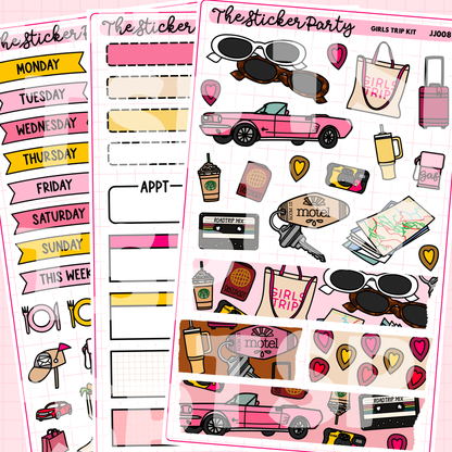 Girls Trip Weekly Sticker Kit