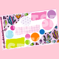 Cosmic Crystal Journaling Sticker Kit