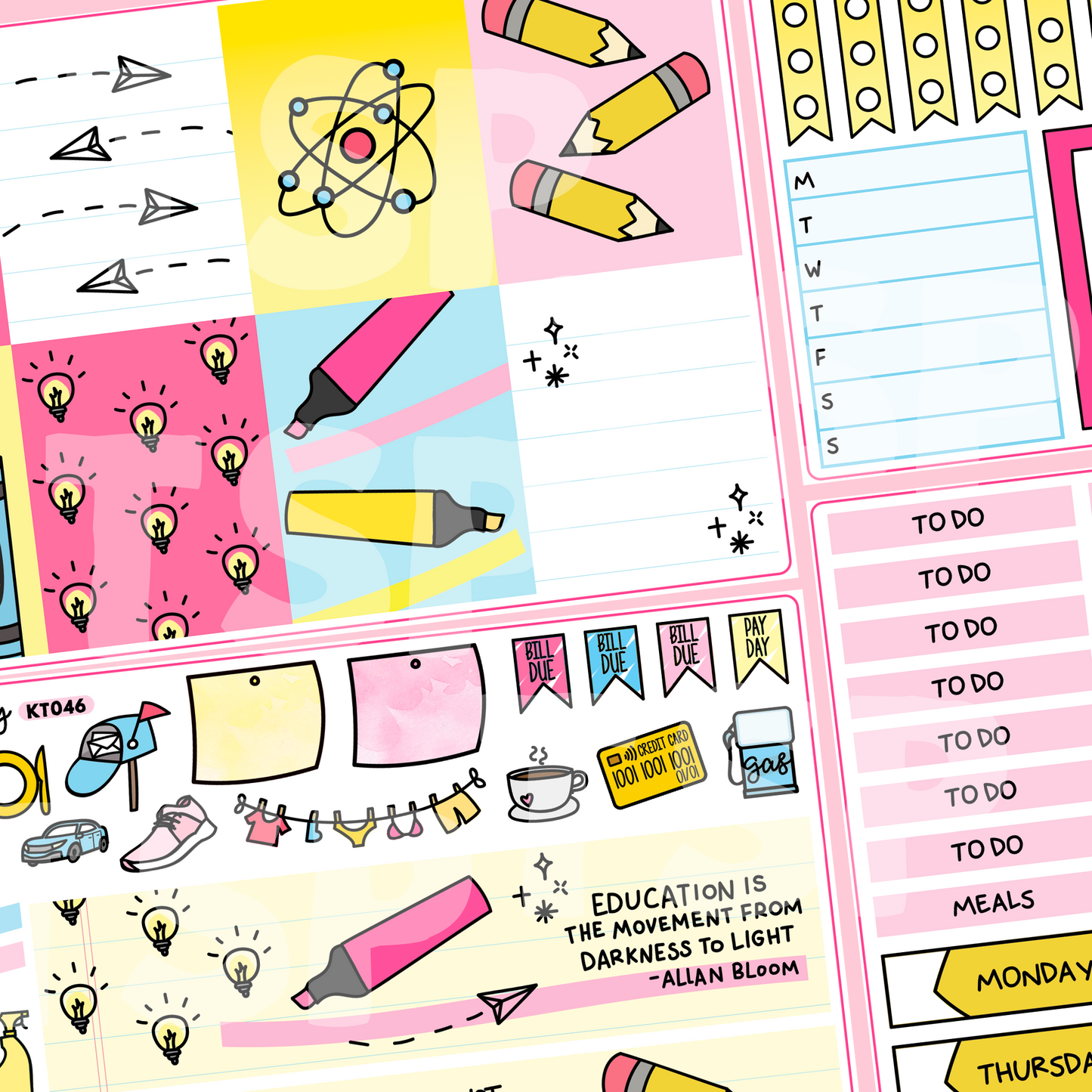 Back To School Kit in Standard Vertical Sizing