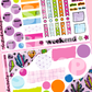 Cosmic Crystal Journaling Sticker Kit