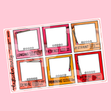 Slow Burn Reading Challenge Planner Stickers