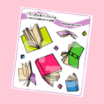 Flying Books Planner Stickers