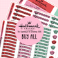 BUY ALL 2026 H*llmark Christmas Movies Planner Sticker Bundle