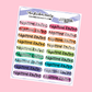 Katie K Collab Nighttime Routine Planner Stickers