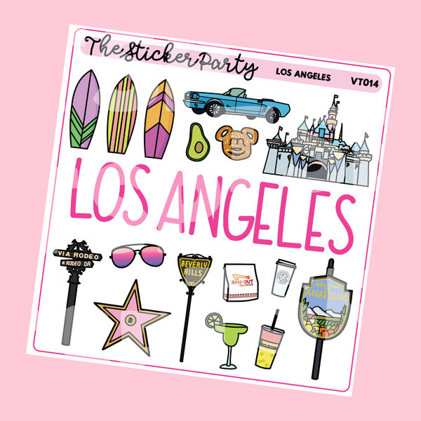 Los Angeles Planner Stickers