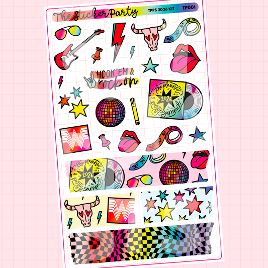 TPPS 2026 Weekly Sticker Kit | The Planner Party Summit
