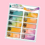 GO Wild 2025 FUNCTIONAL BOXES Sticker Sheet